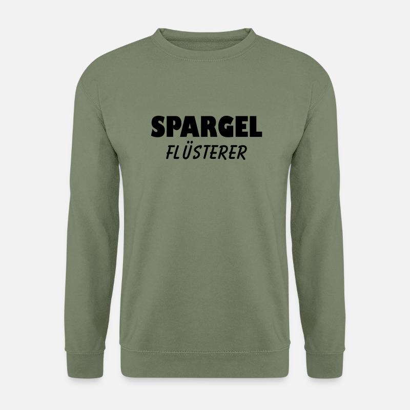 Spargel Flüsterer Landwirt - Unisex Pullover - Armeegrün