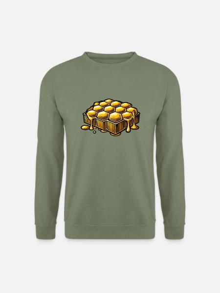 Honeycomb Honey - Unisex Sweatshirt - army green