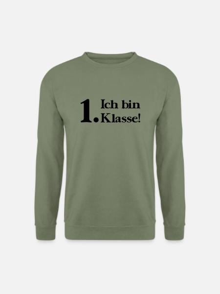 Ich bin 1. Klasse - Unisex Pullover - Armeegrün