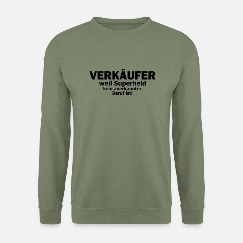 verkäufer - Unisex Pullover - Armeegrün