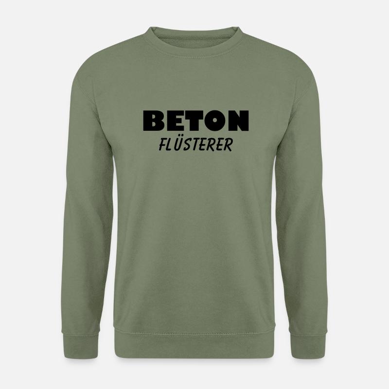 beton flüsterer - Unisex Pullover - Armeegrün