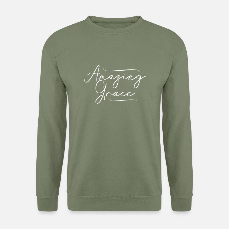 Christliche Sprüche - Unisex Pullover - Armeegrün
