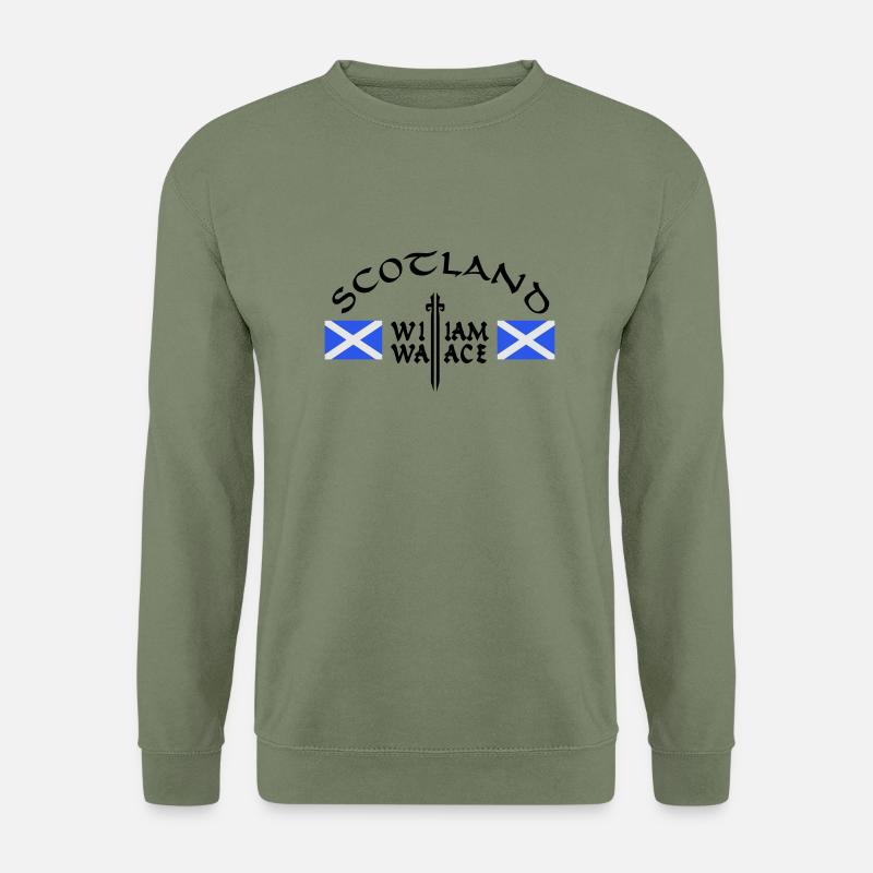 Scotland William Wallace - Unisex Pullover - Armeegrün