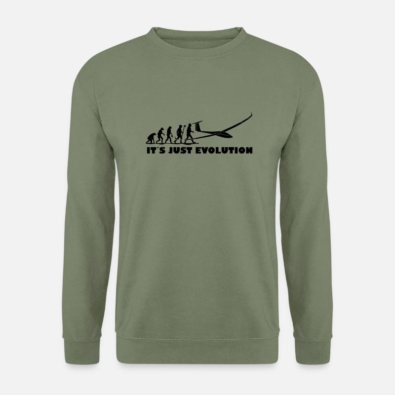 evolution gliding glider pilot - Unisex Sweatshirt - army green