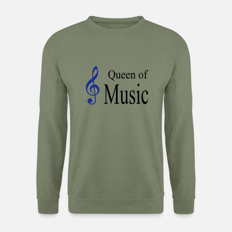 musik - Unisex Pullover - Armeegrün