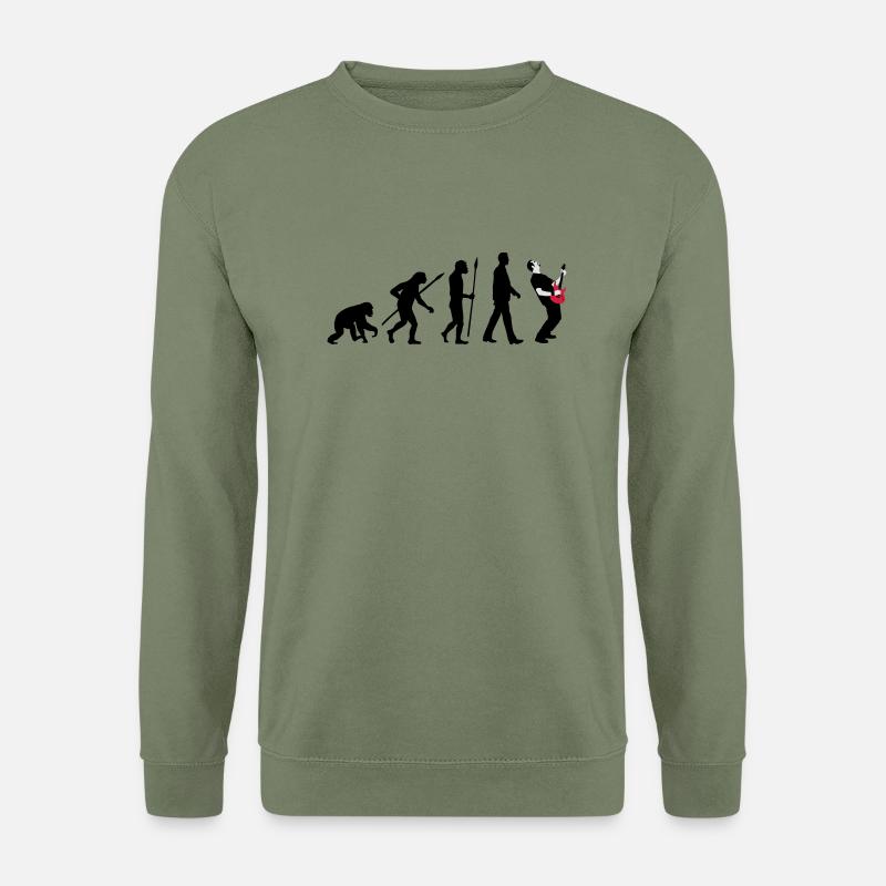 evolution_rocks_032012_n_3c - Unisex Sweatshirt - army green