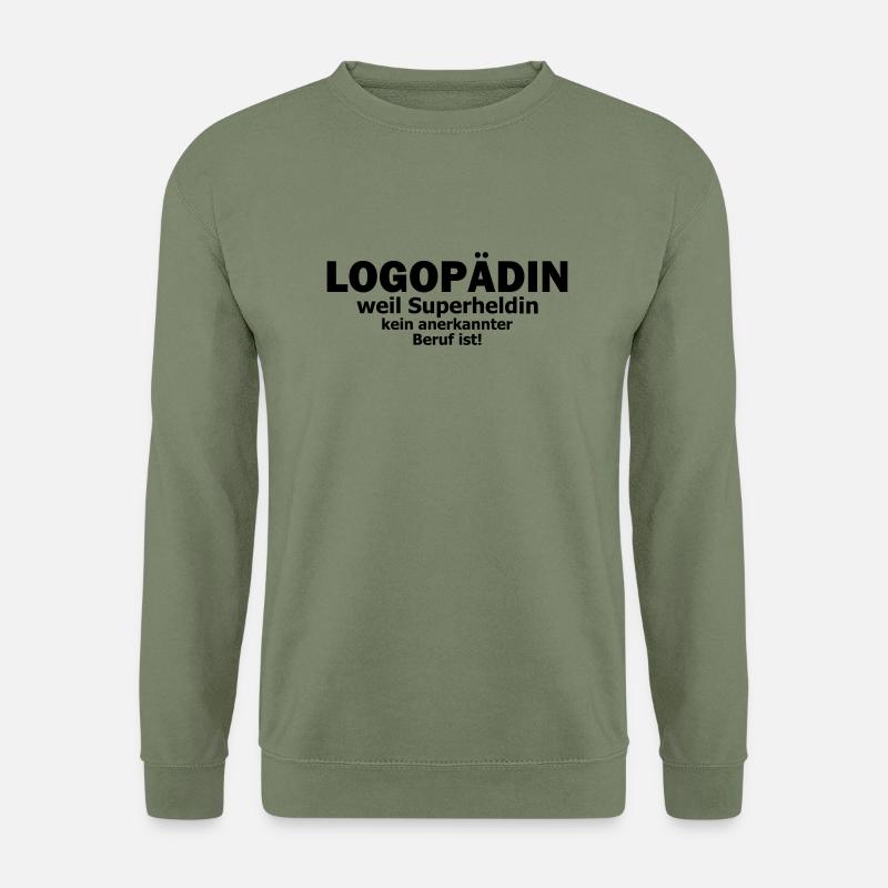 logopädin - Unisex Pullover - Armeegrün