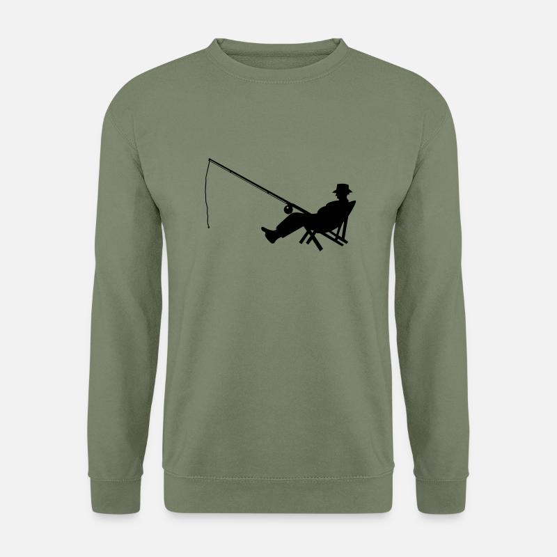 angler_01 - Unisex Pullover - Armeegrün