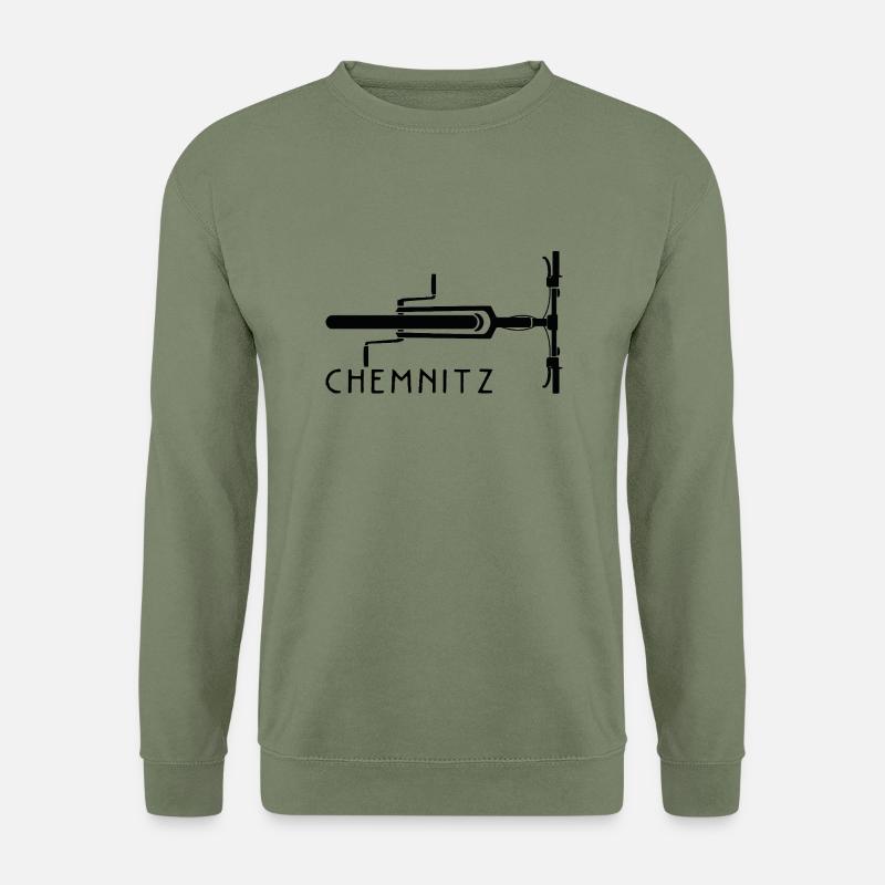 Fahrrad Chemnitz - Unisex Pullover - Armeegrün