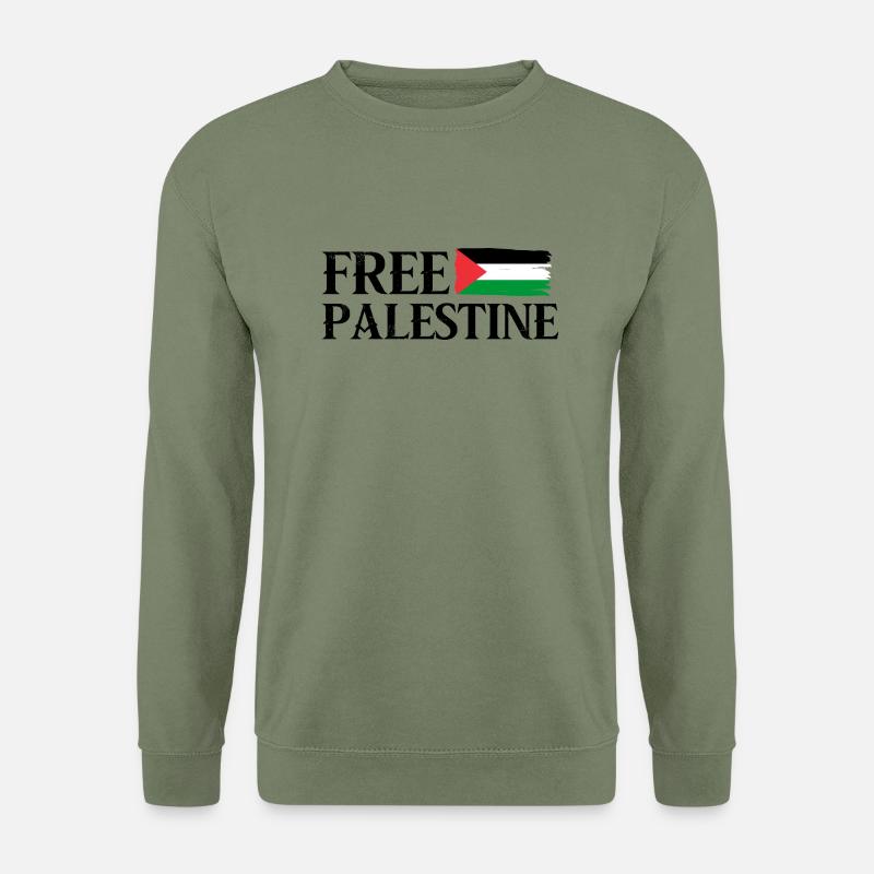 Freies Palästina - Unisex Pullover - Armeegrün
