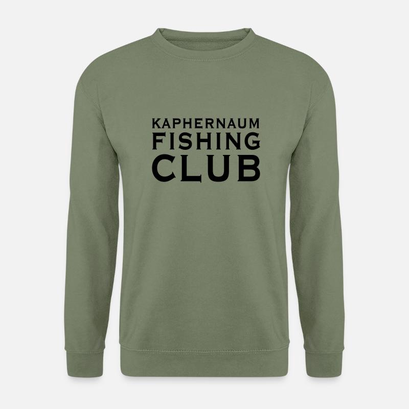 fishing solo - Unisex Pullover - Armeegrün