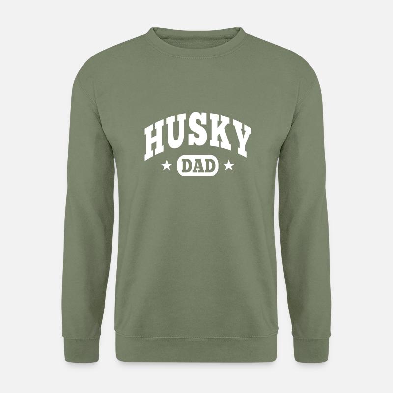 Husky Dad - Unisex Pullover - Armeegrün