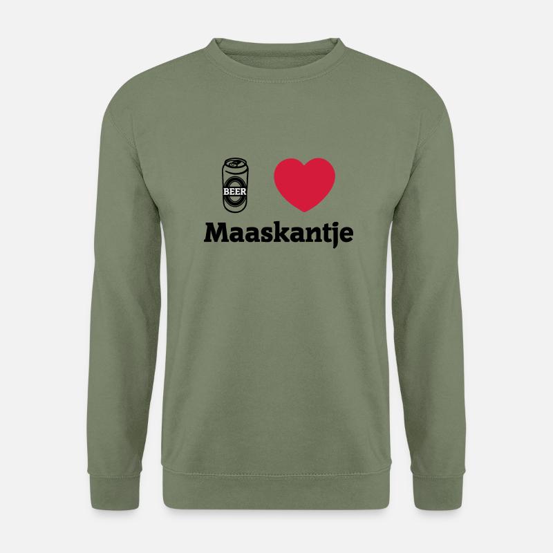 I Love Maaskantje - Unisex Pullover - Armeegrün