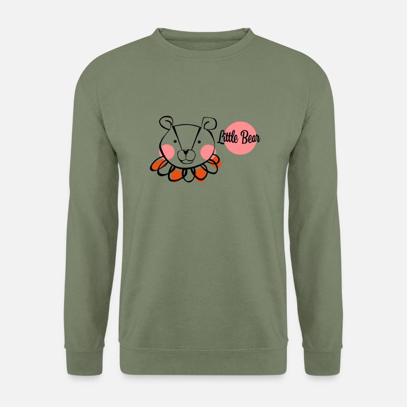 Little_Bear - Unisex Pullover - Armeegrün