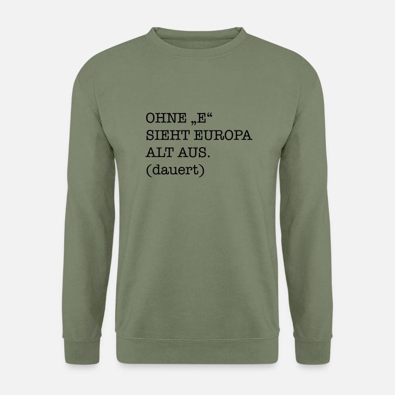 lustig - Unisex Pullover - Armeegrün