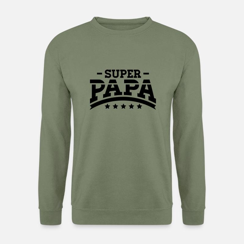super_papa_f1 - Unisex Pullover - Armeegrün