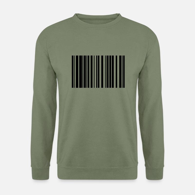 Barcode - Sweat-shirt Unisexe - vert militaire