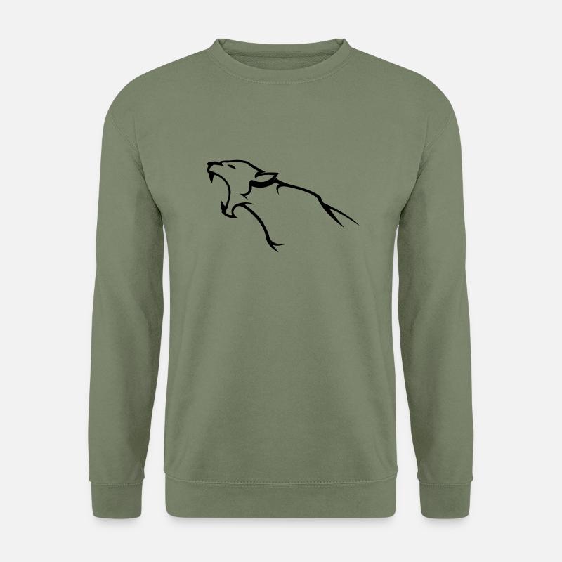 panther_1 - Unisex Pullover - Armeegrün
