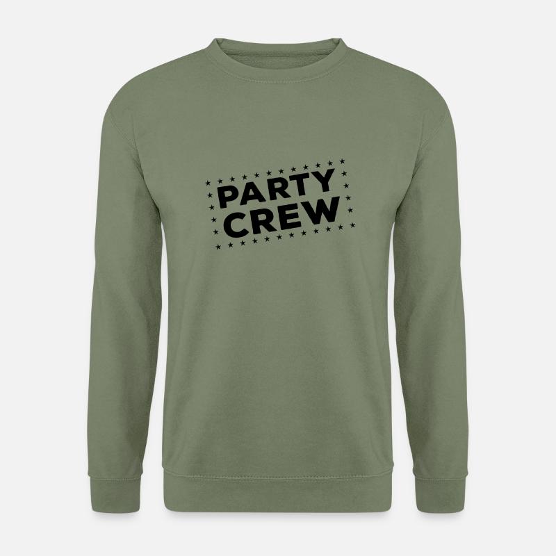 party crew - Unisex Pullover - Armeegrün