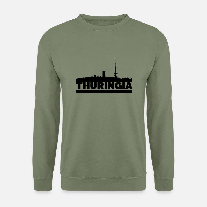 THURINGIA Inselsberg - Unisex Pullover - Armeegrün