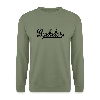 Bachelor - Unisex Pullover - Armeegrün - Vorne - Alina (178cm) & Michal (187cm)