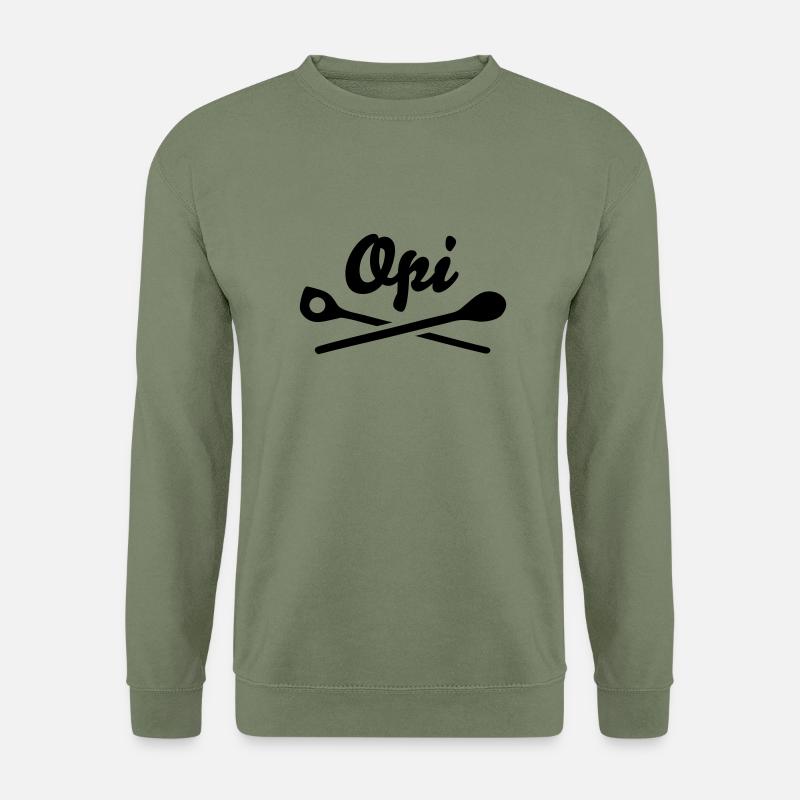 Opi - Unisex Pullover - Armeegrün