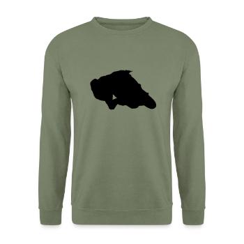 MotoGP #1 - Unisex Sweatshirt - army green - Front - Alina (178cm) & Michal (187cm)