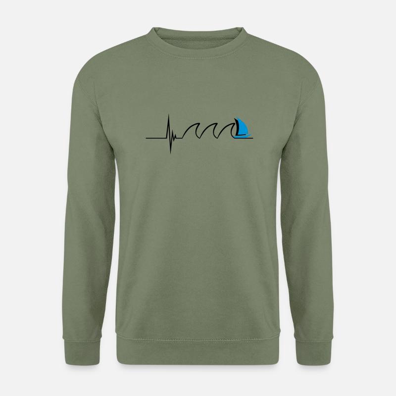 Sailing Pulse - Unisex Pullover - Armeegrün