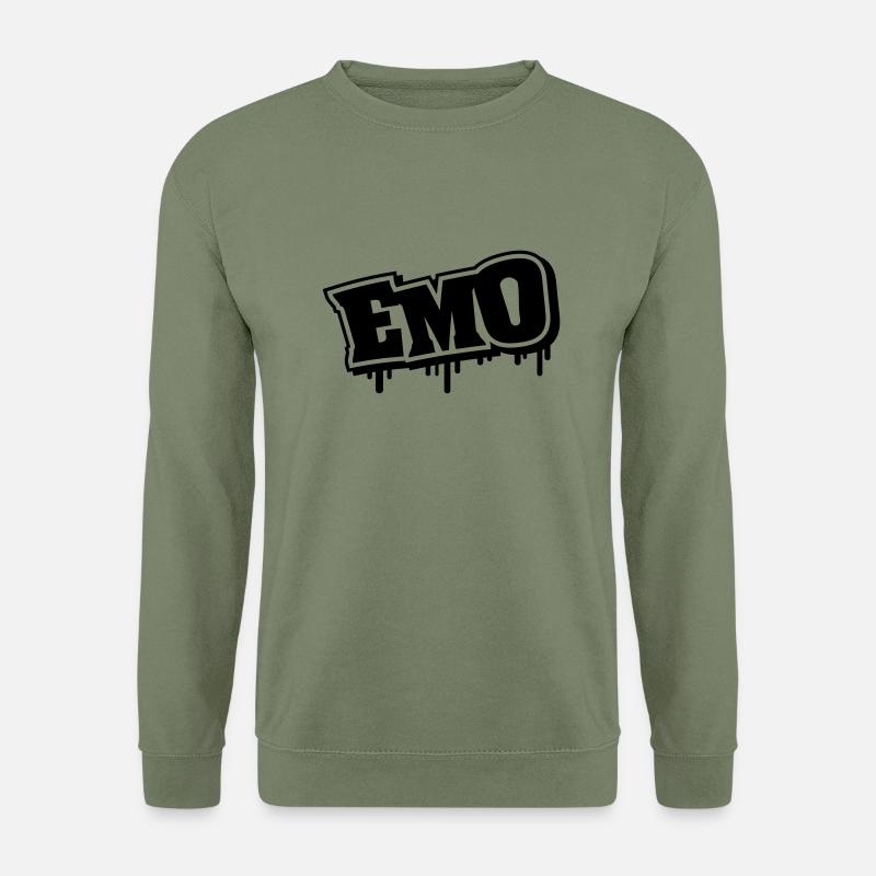 emo_graffiti_se1 - Unisex Pullover - Armeegrün