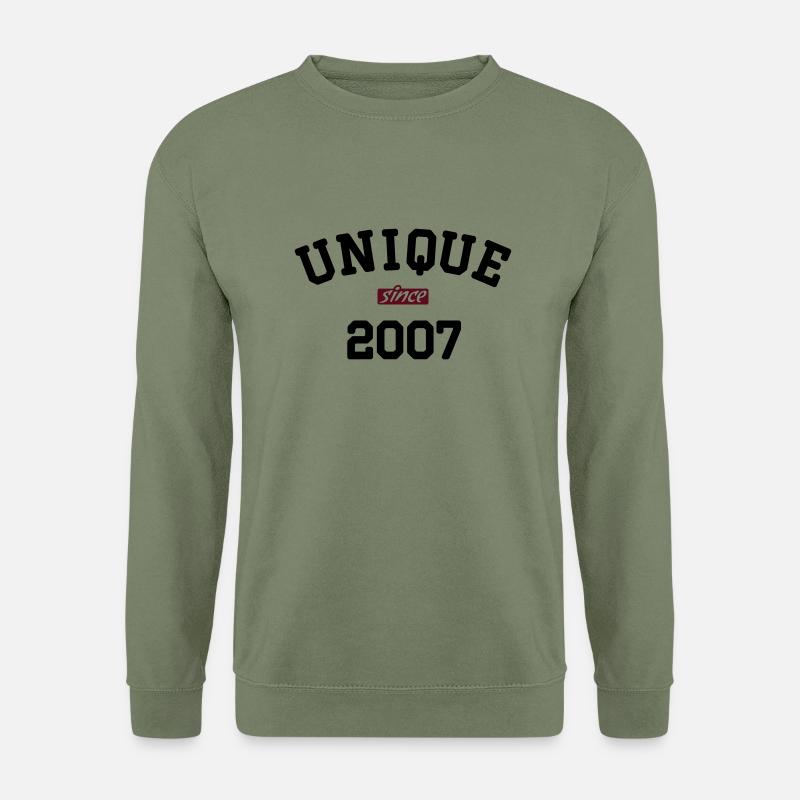 Unique Since 2007 - Unisex Pullover - Armeegrün