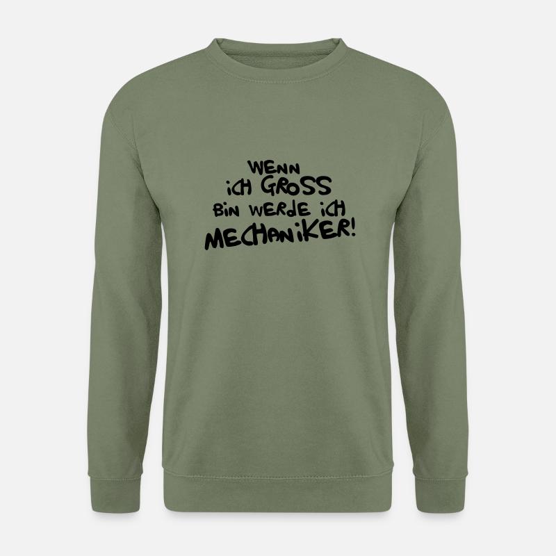 Ich werde Mechaniker! - Unisex Pullover - Armeegrün