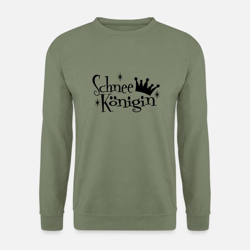 Schneekönigin - Unisex Pullover - Armeegrün