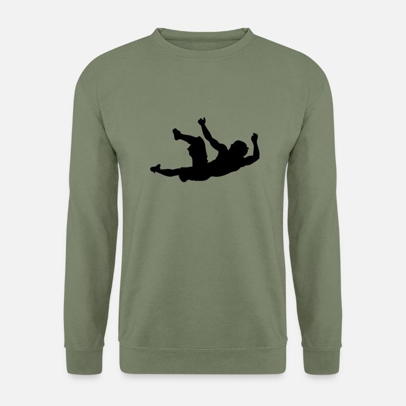 Klettern # 7 - Unisex Pullover - Armeegrün