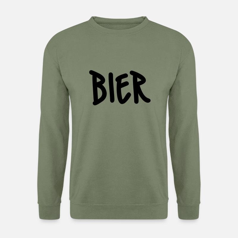 Bier - Unisex Pullover - Armeegrün