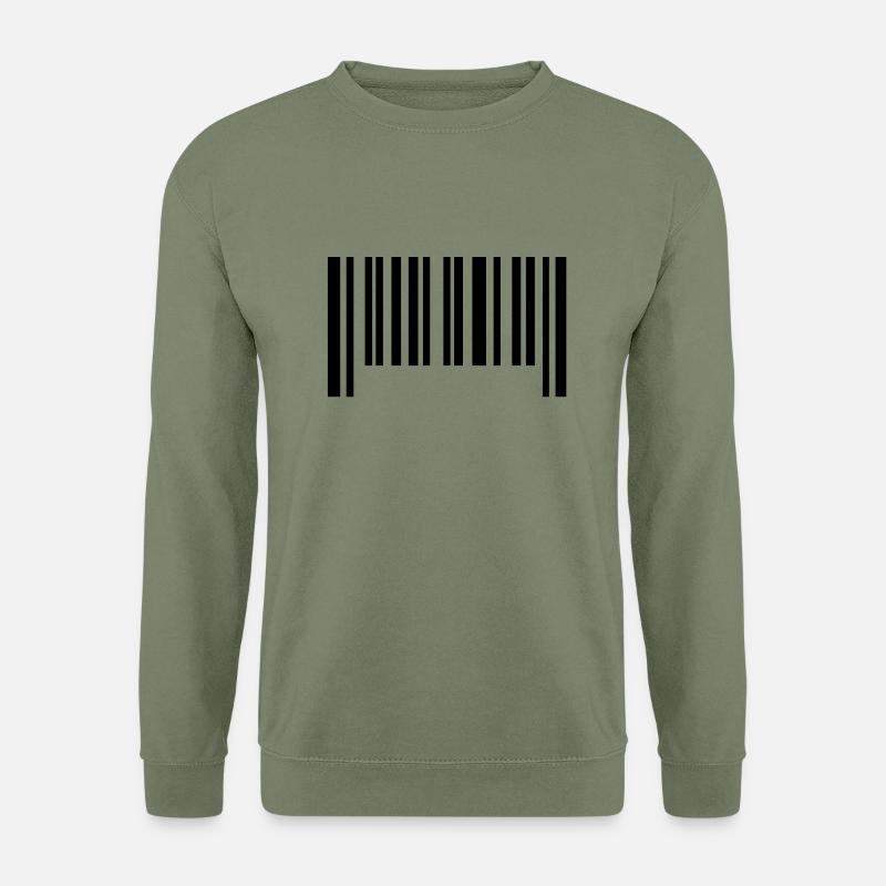 barcode1___f1 - Unisex Sweatshirt - army green