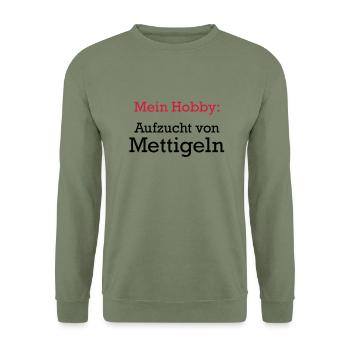 Mettigel - Unisex Pullover - Armeegrün - Vorne - Alina (178cm) & Michal (187cm)