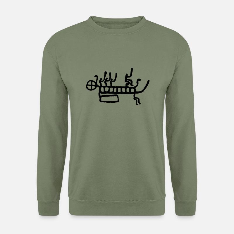 stoneageship - Unisex Pullover - Armeegrün