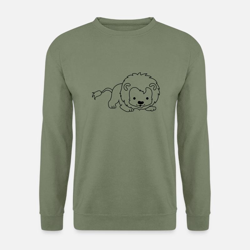 kleiner_loewe_01 - Unisex Pullover - Armeegrün