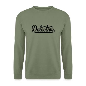 Detective - Unisex Sweatshirt - army green - Front - Alina (178cm) & Michal (187cm)