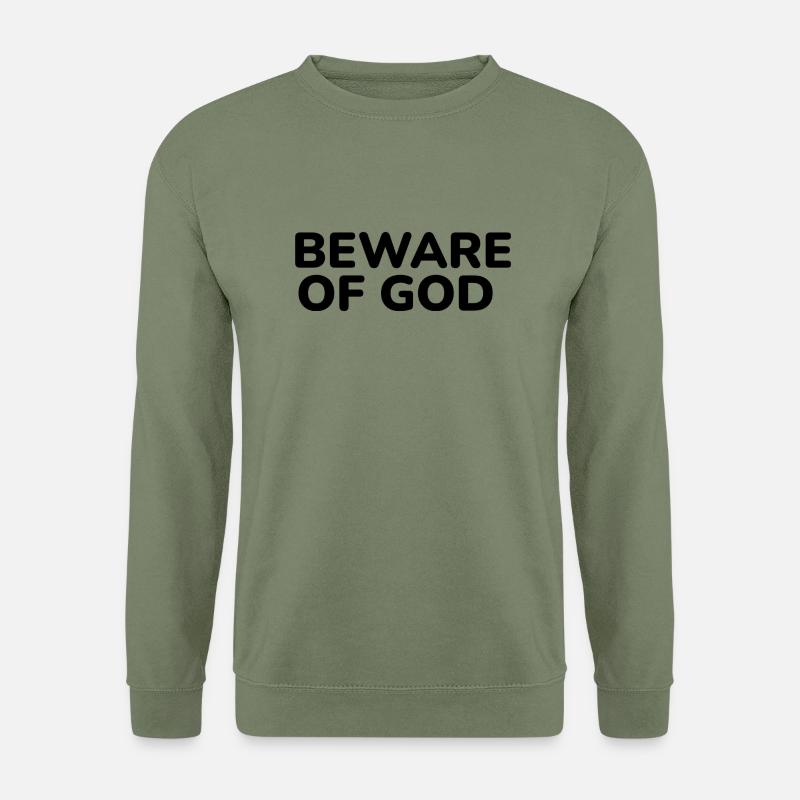 Warnung - Unisex Pullover - Armeegrün