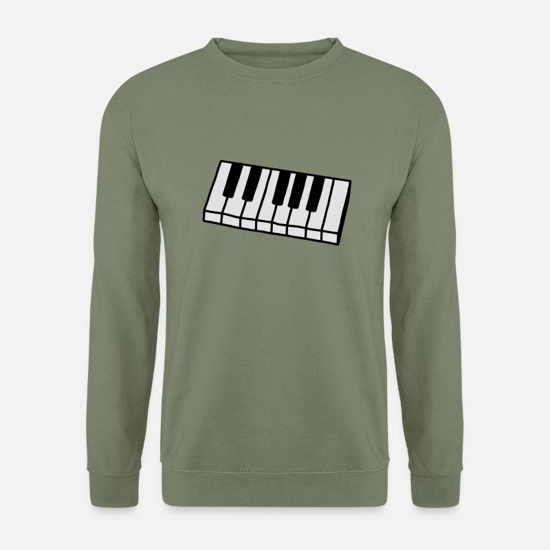 Piano - Keyboard - V2 - Unisex Sweatshirt - army green