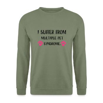 Animals - Sweat-shirt Unisexe - vert militaire - Devant - Alina (178cm) & Michal (187cm)