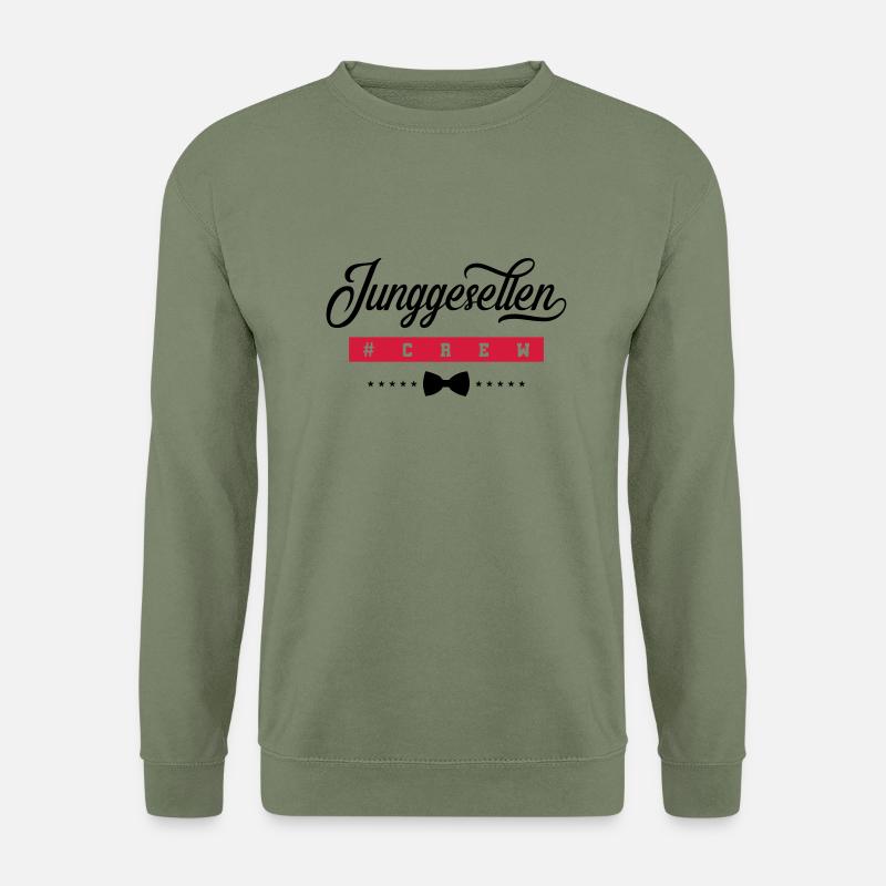 junggesellen crew - Unisex Pullover - Armeegrün