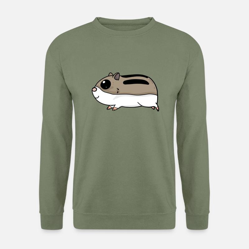 Hamster Nagetiere - Unisex Pullover - Armeegrün