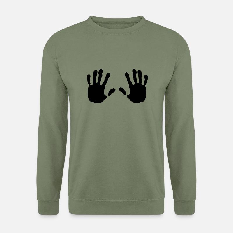 haende, Hand - Unisex Pullover - Armeegrün