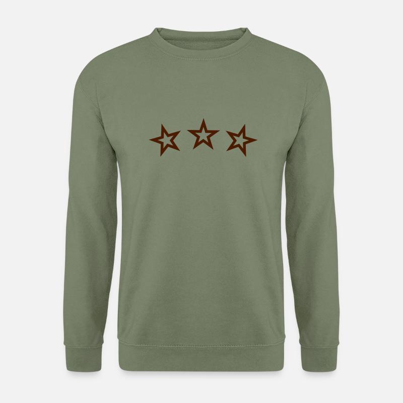 sterne stars sternchen - Unisex Pullover - Armeegrün