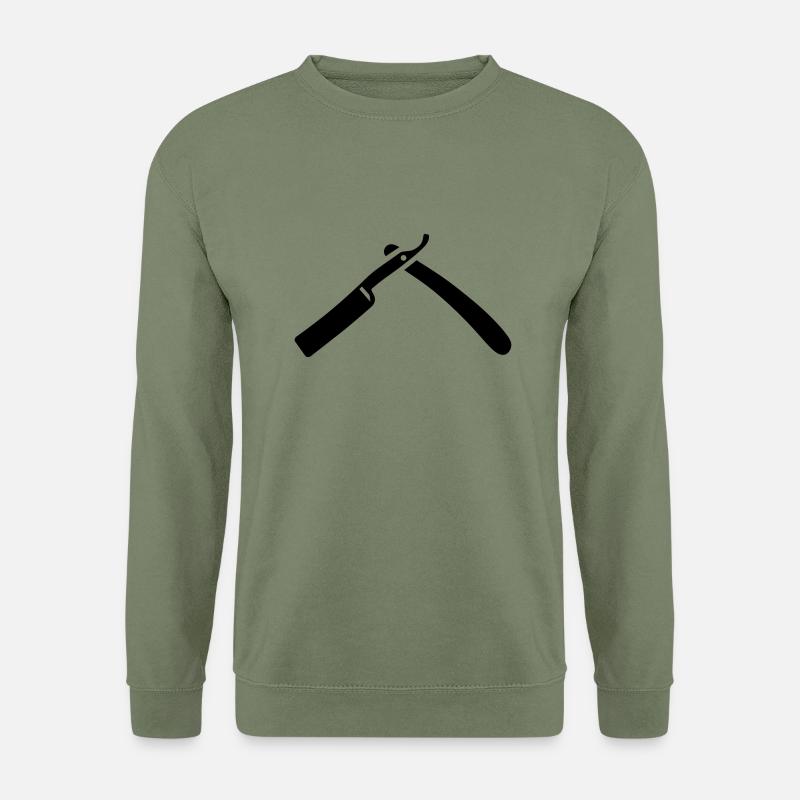 Rasieren - Unisex Pullover - Armeegrün