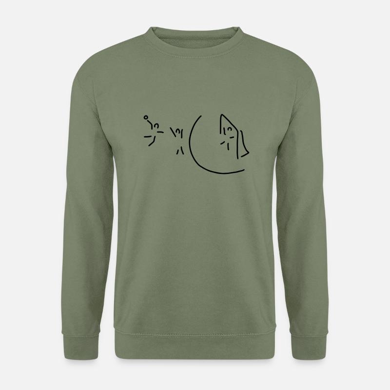 handballer vor tor - Unisex Pullover - Armeegrün