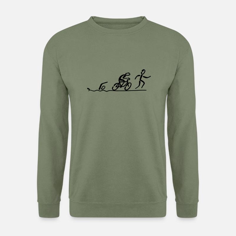 Triathlon - Unisex Pullover - Armeegrün