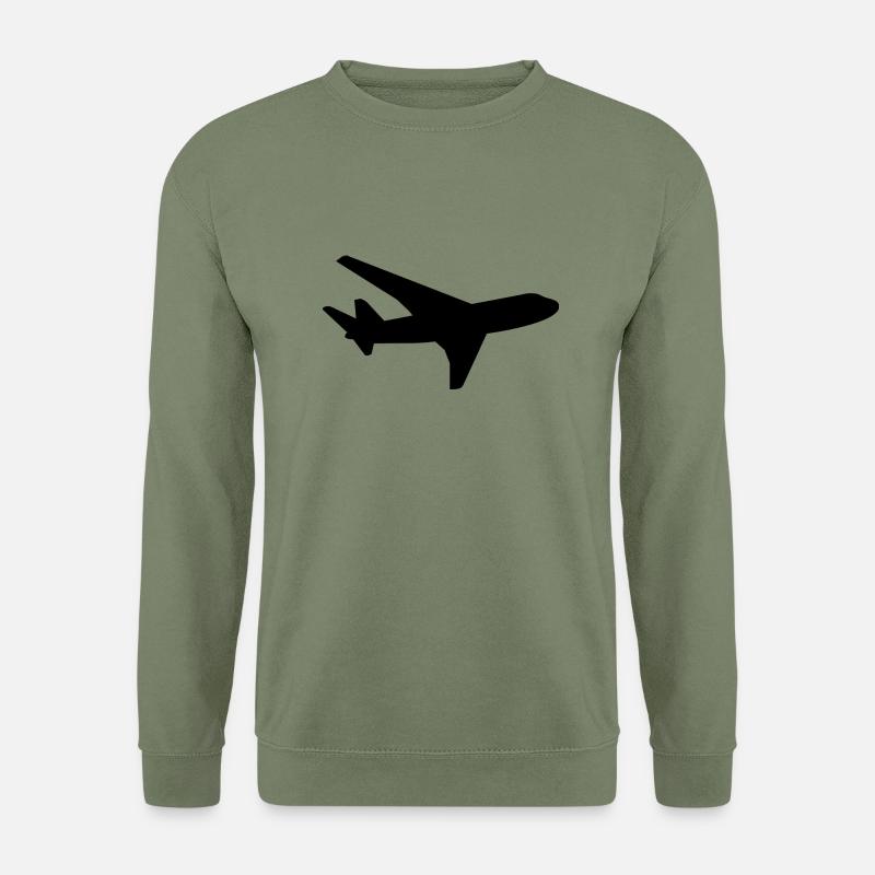 Flugzeug - Unisex Pullover - Armeegrün